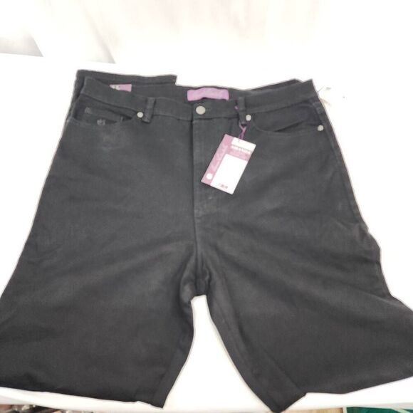 Gloria Vanderbilt Size 18 Long Amanda Classic Fit Tapered Leg Supreme Stretch Bl - Picture 11 of 11